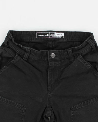 Carhartt Black Denim Shorts - W28