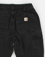 Carhartt Black Denim Shorts - W28