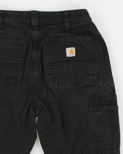 Carhartt Black Denim Shorts - W28