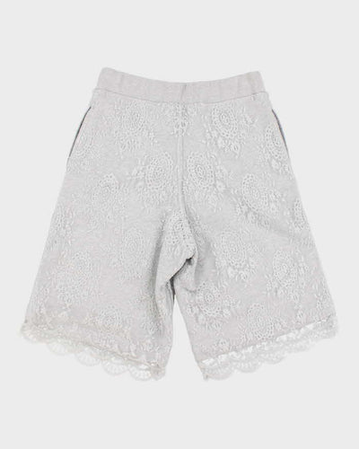Deadstock Burberry Lace Jersey Shorts - XS