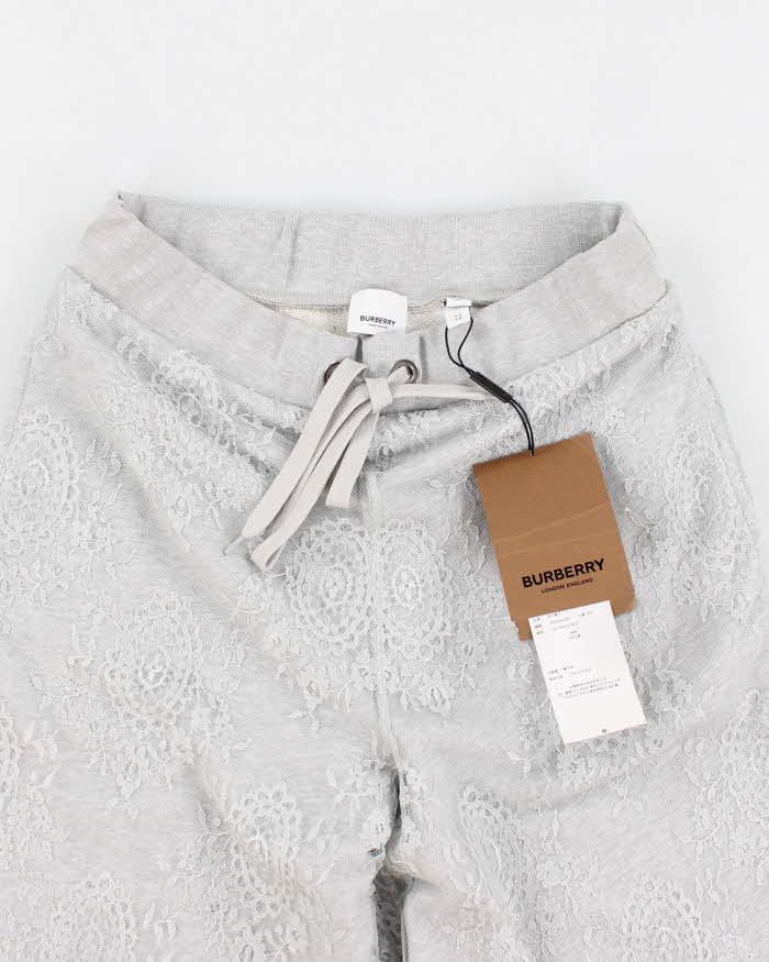 Deadstock Burberry Lace Jersey Shorts - XS
