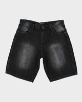 Y2k 00s Southpole Black baggy Denim Shorts - W44