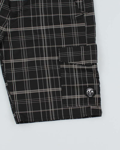 Vintage Y2K Striped Board Cargo Shorts - W30 L11