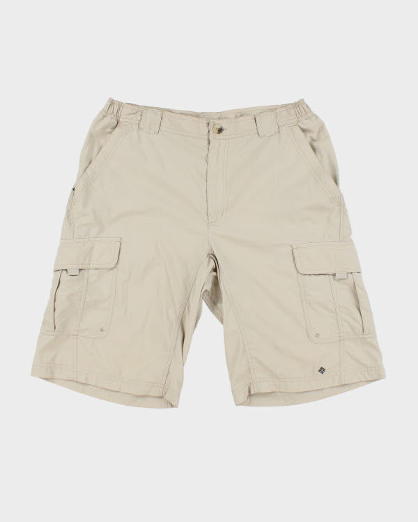 Columbia Beige Cargo Sports Shorts - W32