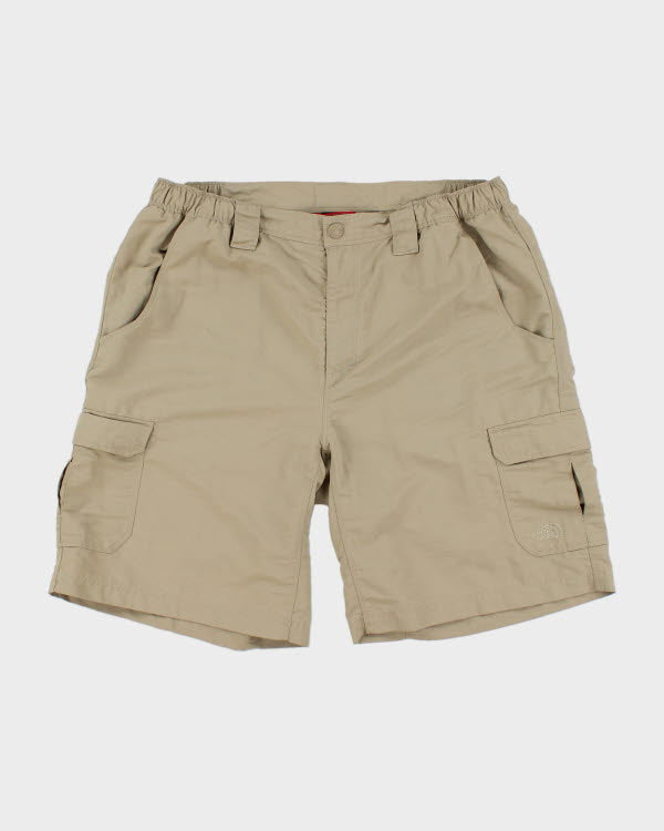 The North Face Beige Cargo Tech Shorts - L