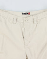 00s Quiksilver Cream Cargo Shorts - W34