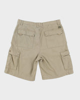 00s Quiksilver Beige Cargo Shorts - W36