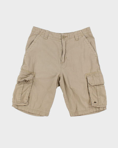 00s Quiksilver Beige Cargo Shorts - W30