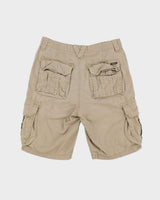 00s Quiksilver Beige Cargo Shorts - W30