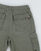 00s Quiksilver Khaki Green Cargo Shorts - W32