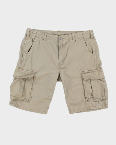 Levi's White Tab Beige Cargo Shorts - W36