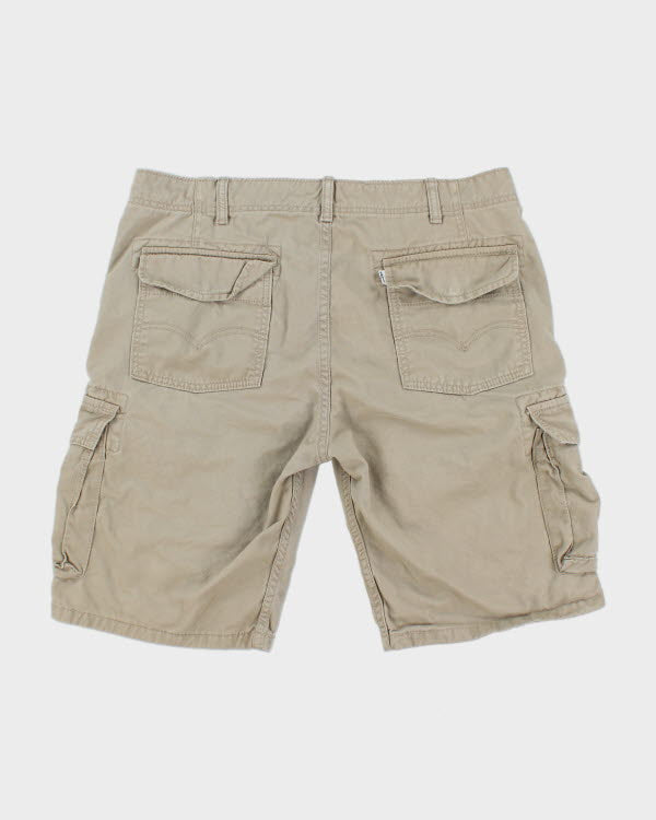 Levi's White Tab Beige Cargo Shorts - W36