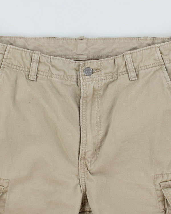 Levi's White Tab Beige Cargo Shorts - W36