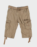 Superdry Belted Beige Cargo Shorts - W32