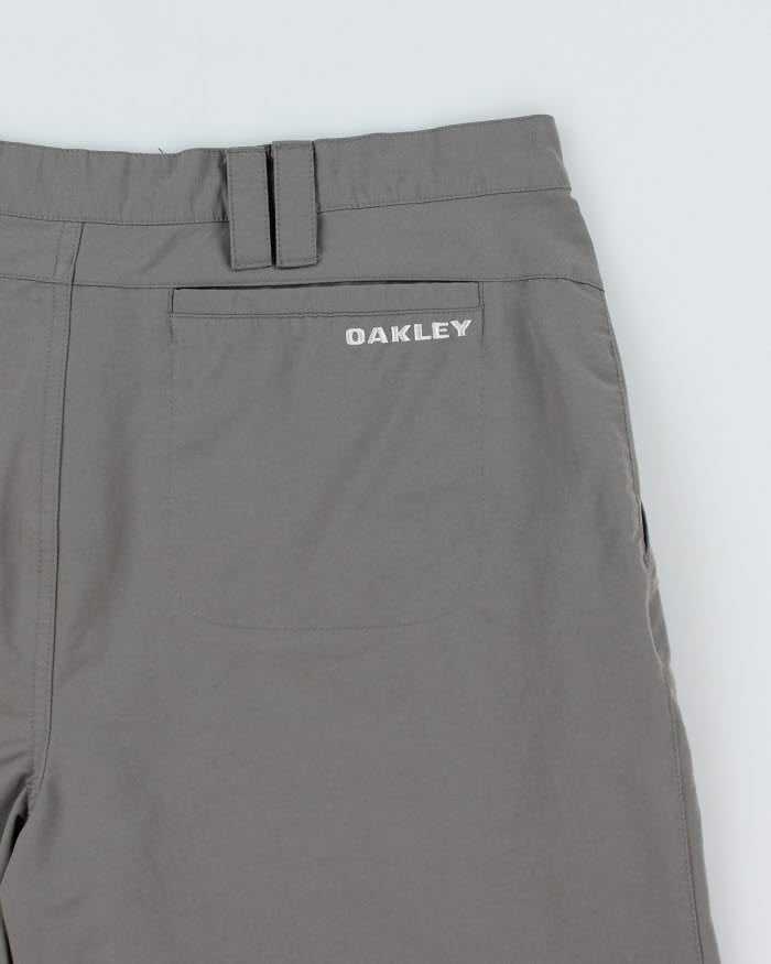 Y2k 00s Oakly Grey Shorts - W36