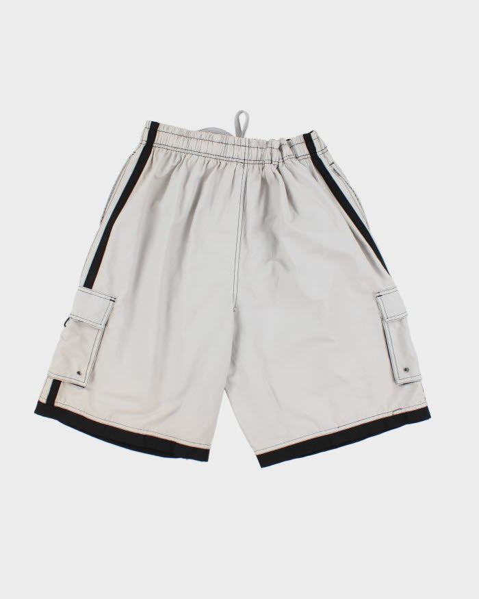 Y2k 00s The Image Grey Swim Shorts - XXL