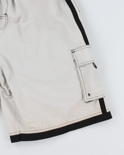 Y2k 00s The Image Grey Swim Shorts - XXL