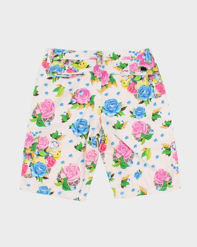 LRG White Pattern Shorts - W34