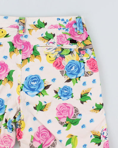 LRG White Pattern Shorts - W34
