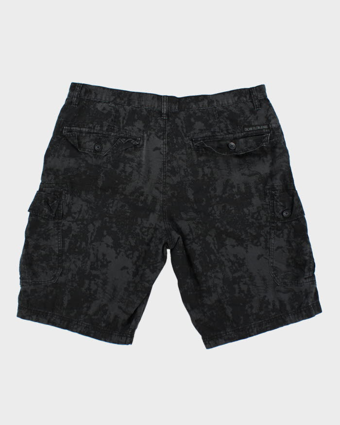 Calvin Klein Dark Camouflage Cargo Shorts - W37