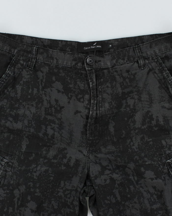 Calvin Klein Dark Camouflage Cargo Shorts - W37