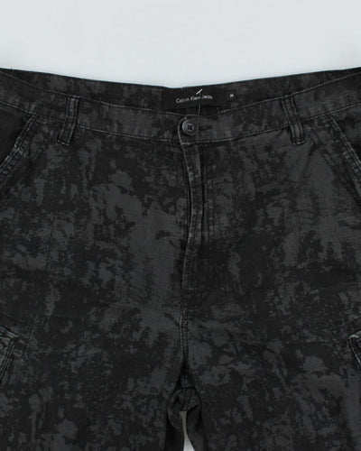 Calvin Klein Dark Camouflage Cargo Shorts - W37