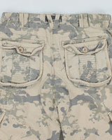 Y2K 00s Defected Soul DS Camouflage Cargo Shorts - W32