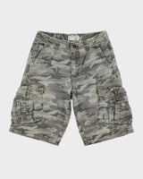 Distressed Baleno Camouflage Cargo Shorts - W30