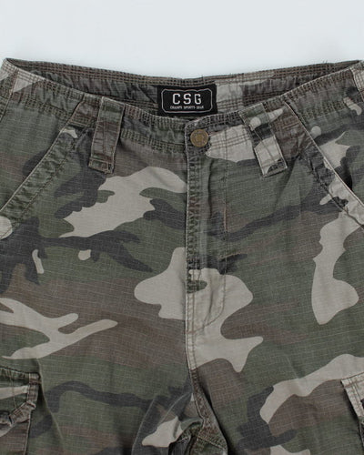 Champs Sports Gear Camouflage Cargo Shorts - W32