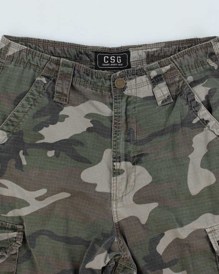 Champs Sports Gear Camouflage Cargo Shorts - W32