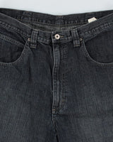 Wrangler Denim Dark Wash Grainy Carpenter Shorts - W36