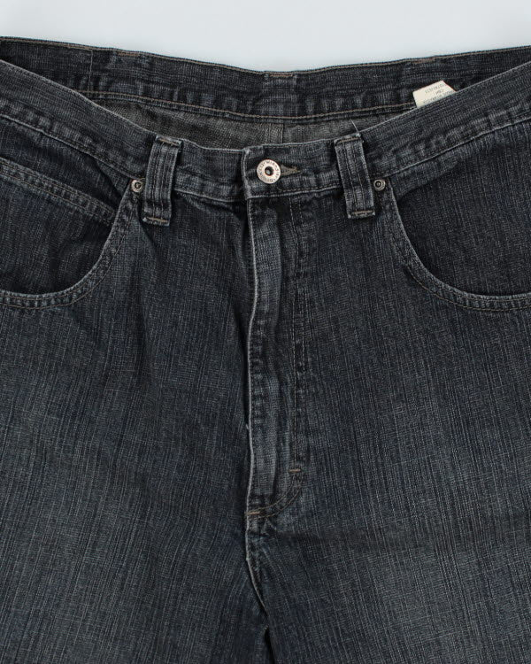 Wrangler Denim Dark Wash Grainy Carpenter Shorts - W36