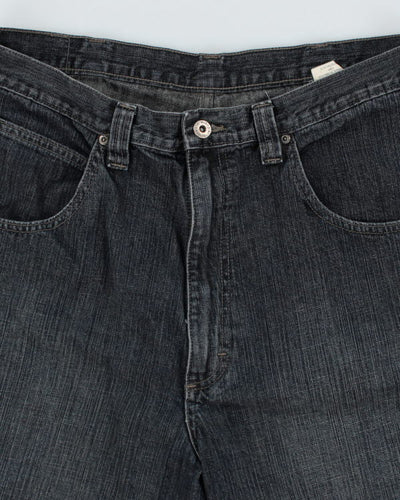Wrangler Denim Dark Wash Grainy Carpenter Shorts - W36