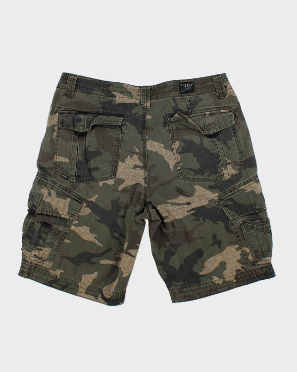 Y2k 00s Fox Camouflage Shorts - M