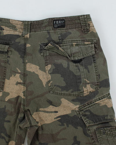 Y2k 00s Fox Camouflage Shorts - M