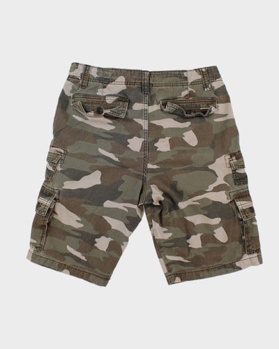 Y2k 00s Camouflage Shorts - W32
