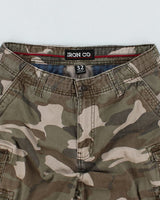 Y2k 00s Camouflage Shorts - W32
