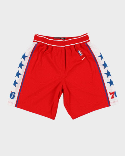 Vintage 90's Nike Philly 76ers Basketball Shorts - W34 L10