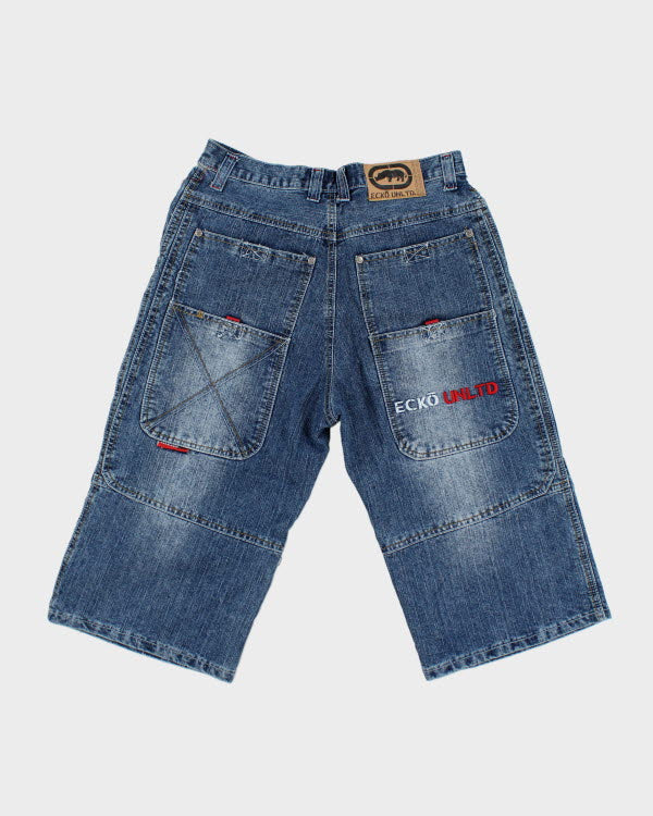Vintage Y2K Ecko Multi Pocket Denim Shorts - W30 L15