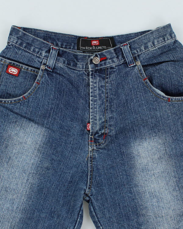 Vintage Y2K Ecko Multi Pocket Denim Shorts - W30 L15