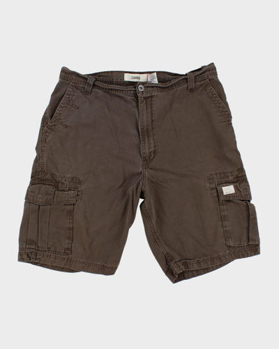00s Levi's Brown Cargo Shorts - W40