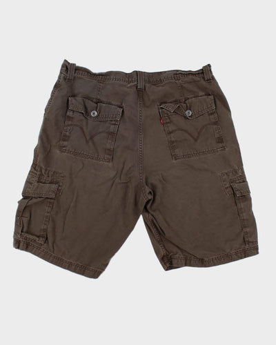 00s Levi's Brown Cargo Shorts - W40