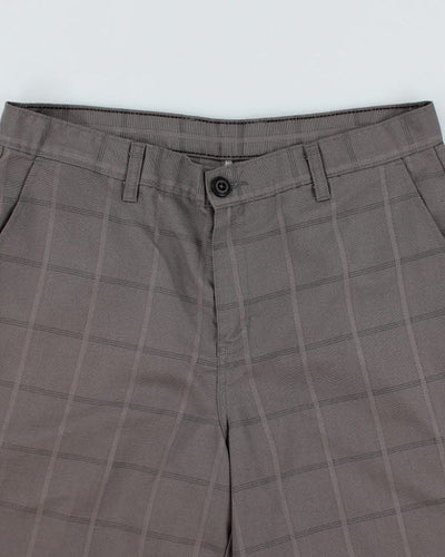 Y2K 00s Genuine Dickies Grey Patterned Shorts - W32