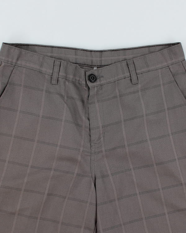 Y2K 00s Genuine Dickies Grey Patterned Shorts - W32