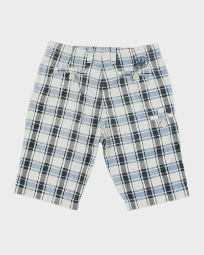 Y2K 00s Rough Rider Walkshort Check Shorts - W33