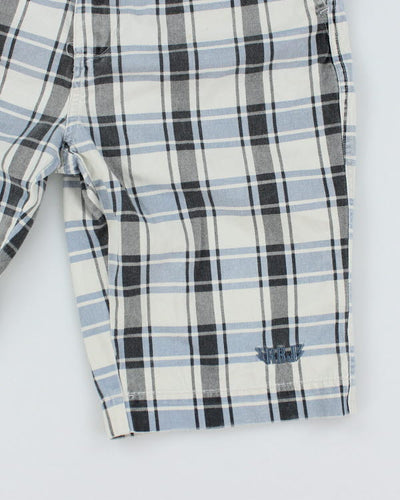 Y2K 00s Rough Rider Walkshort Check Shorts - W33