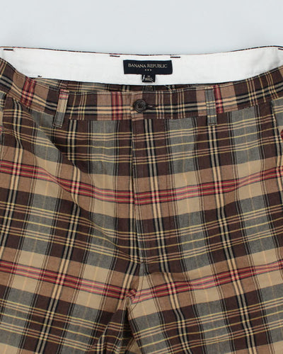 Banana Republic Check Shorts - W36