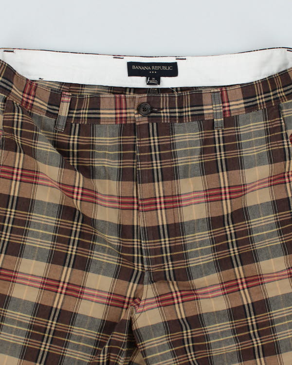 Banana Republic Check Shorts - W36