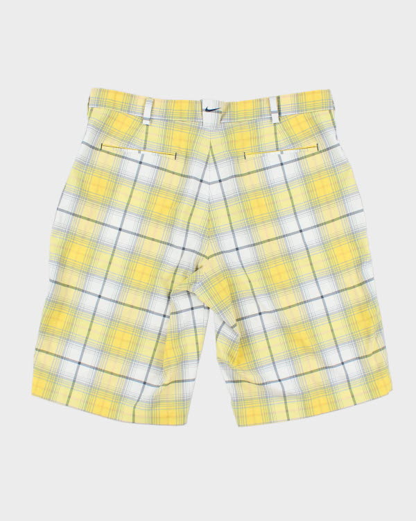 Pantaloncini Da Golf Nike A Quadri Gialli W36 Rokit