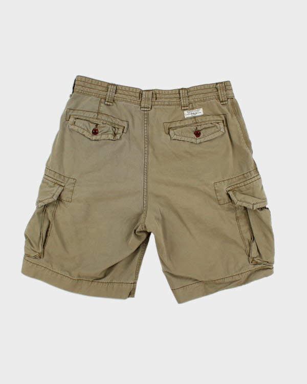 Polo Ralph Lauren Khaki Green Cargo Shorts W36 Rokit